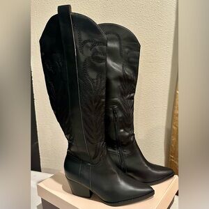 Black Oasis Society Cowboy Boots